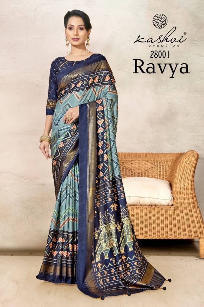 Kashvi Ravya Fancy Occasion Wear Wholesale Designer Sarees